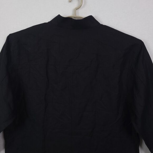 Shanghai Tang Jacket Jacket Mandarin Collar Frog Cotton Size 2XL Minimalist - Picture 9 of 12